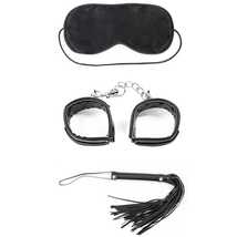 Набор Deluxe Bondage Kit для игр (маска, наручники, плётка)