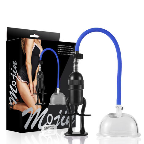 Вакуумная помпа Mojin для половых губ и клитора, прозрачная