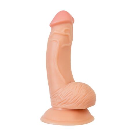 Реалистичный фаллоимитатор RealStick Nude Rolo, PVC, телесный, 17 см