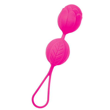 Вагинальные шарики Штучки-дрючки, cиликон, розовый, диаметр 3,5 см