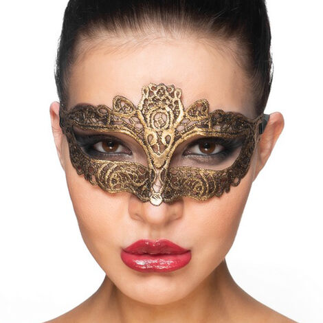 Карнавальная маска Саиф Джага-Джага, золотистая