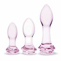 Анальный тренировочный набор из стекла ROSEBUD BUTT PLUG SET