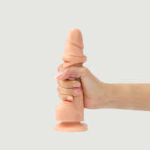 Фаллоимитатор Strap-On-Me Realistic Dildo с подвижной кожей, ванильный L, 19 см