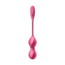 Вагинальные шарики с вибрацией Satisfyer Love Birds 2 Connect App, с пультом ДУ, красный, 22,2 см