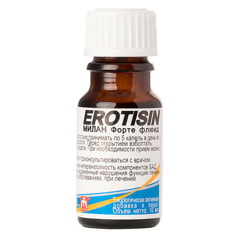 Капли для мужчин Эротизин Форте Флюид - Erotisin Forte fluid, 10 мл