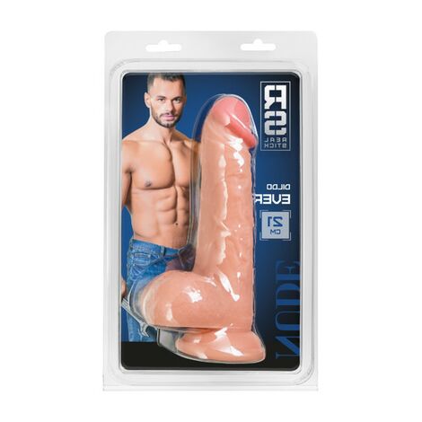 Реалистичный фаллоимитатор RealStick Nude Ever, PVC, телесный, 21 см